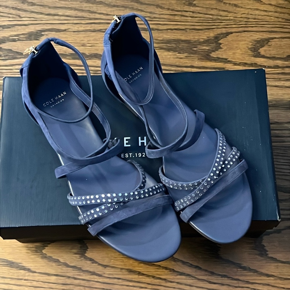 NWT Cole Haan Mercer Suede Sandals. Size 9